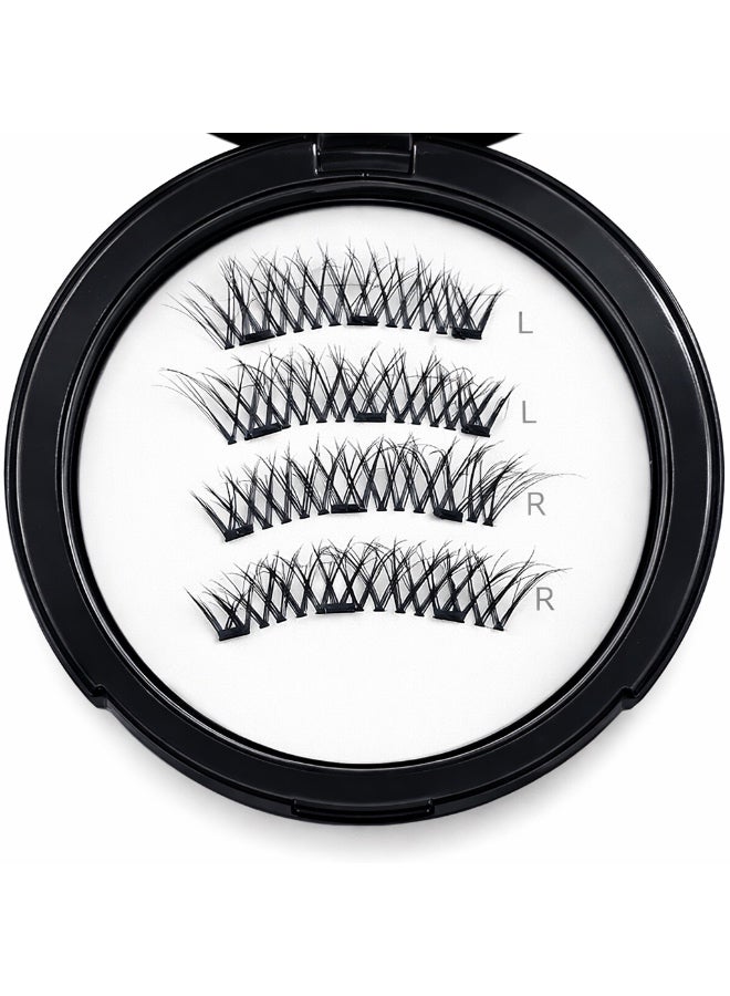 RAMSHAH Magnetic Eyelashes – Effortless Natural to Voluminous Look, Premium Reusable Lash Set, Strong Hold, Easy Apply, No Glue or Eyeliner Needed - Image 3
